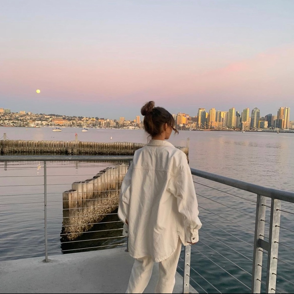 White Lee Jean Jacket